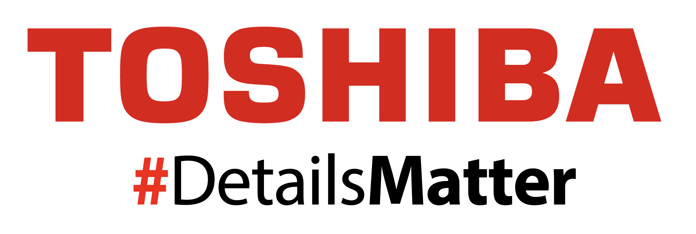TOSHIBA Logo - Details Matter - tagline - The Brando Group - Brand Positioning